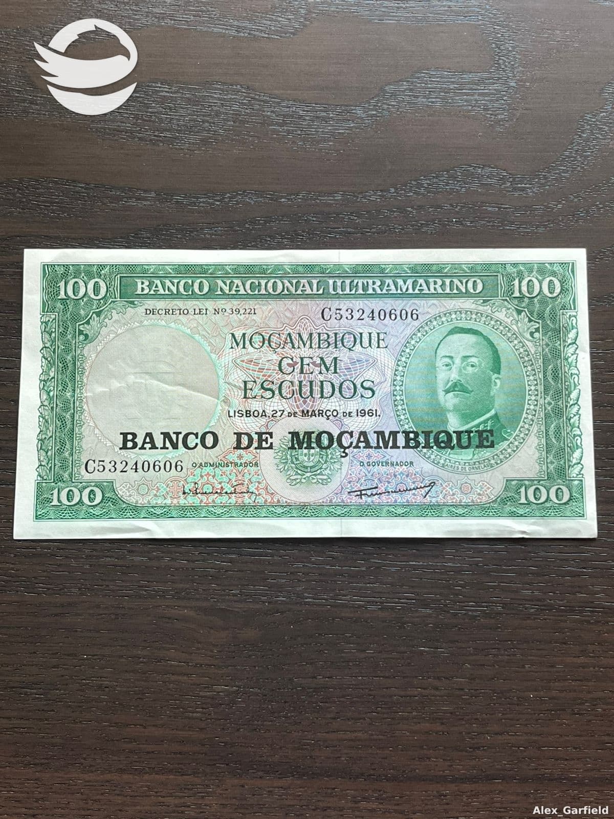 100 ესკუდო 1976 (მოზამბიკი) UNC/გაუკეცავი