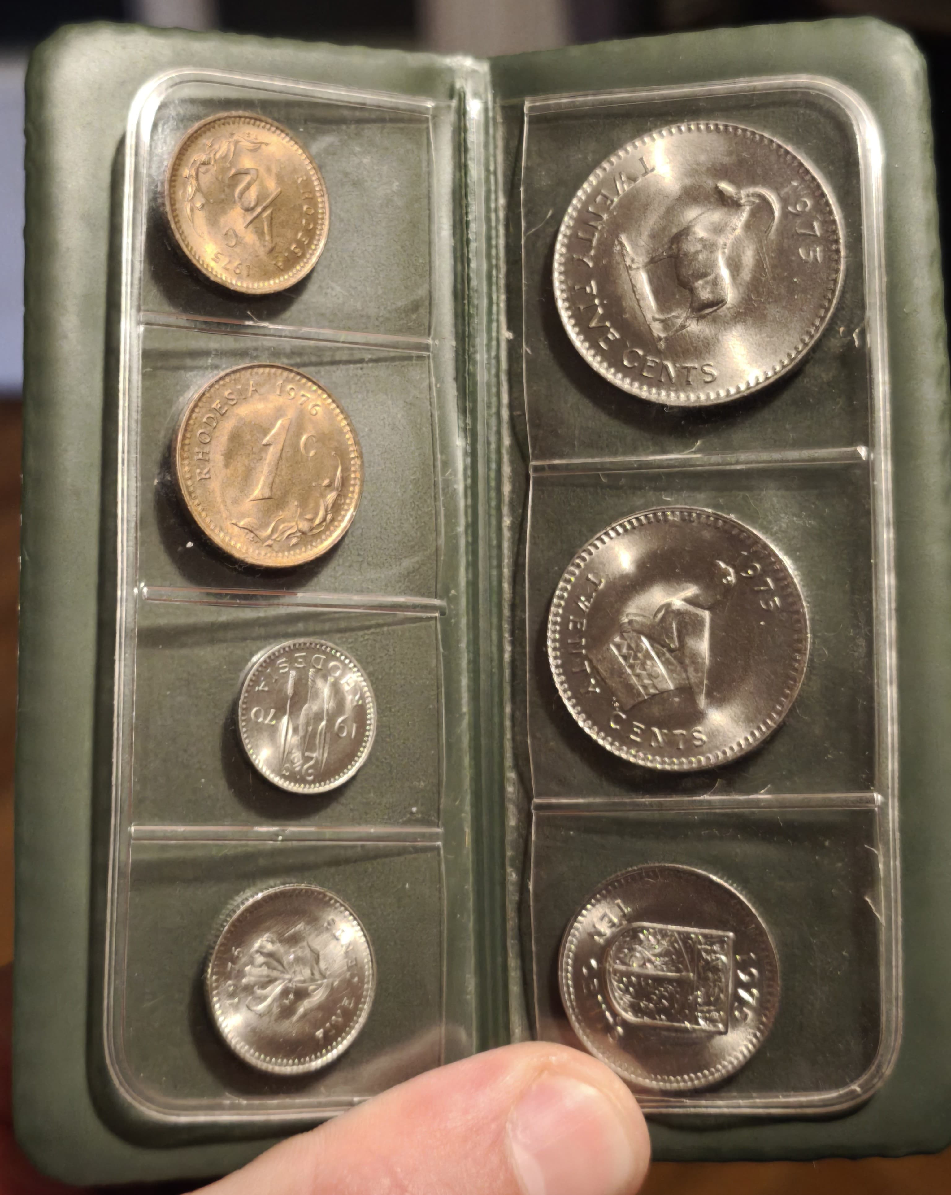 როდეზია - გამქრალი ქვეყანა / იშვიათი მონეტების სეტი