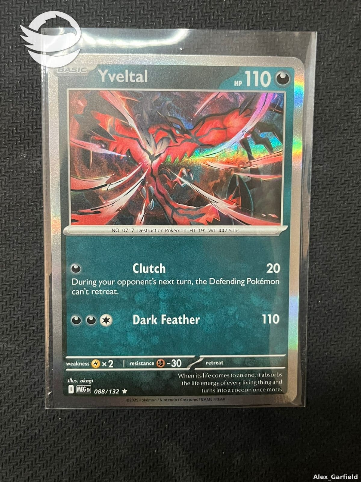 პოკემონის ბარათი - Yveltal (მეგაევოლუშენის სერია)